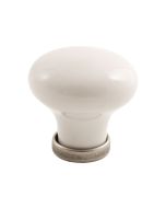 Pogveida rokturis24136 - Baltais porcelāns / Alva - Beslag Design