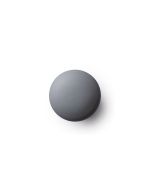 Matte porcelāna pogveida rokturis / āķis  - Gray - Anne Black