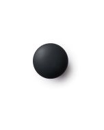 Matte  porcelāna pogveida rokturis / āķis - Black - Anne Black