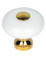 Tods Pogveida Rokturis - Balts Porcelāns / Misiņš 